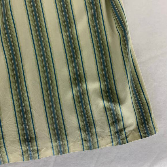 Tommy Bahama Striped Short Sleeve Casual Mens Button Down Shirt Size M - Picture 13 of 14